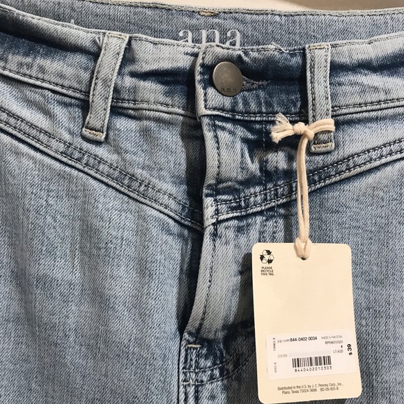 a.n.a a new approach light wash denim skirt size 4 - Picture 2 of 9